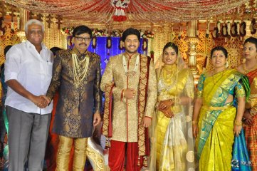 Music Director Koti Son Rajeev Wedding Reception Photos